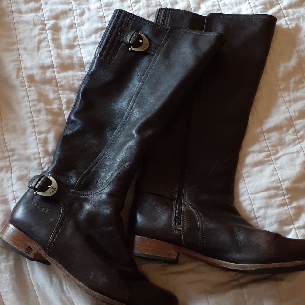 Ugg leather tall boots